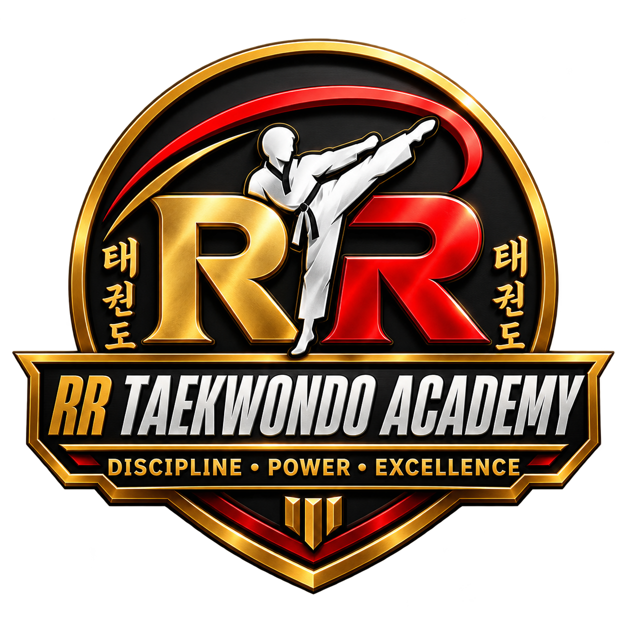 RR Taekwondo Academy logo